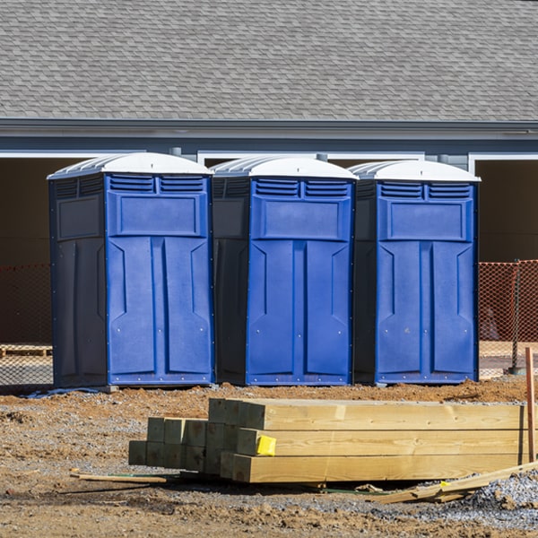 what is the maximum capacity for a single porta potty in Pistakee Highlands